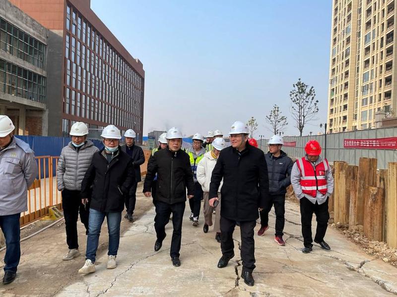 趙亮帶隊到岳陽污水項目開展歲末年初安全生產督導檢查