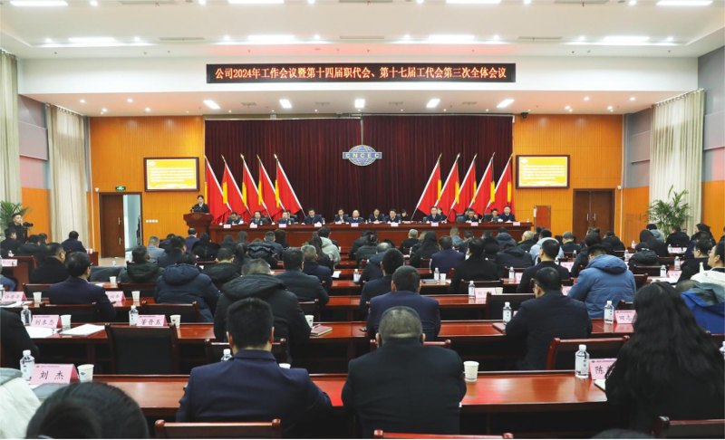 公司召開2024年工作會(huì)議暨第十四屆職代會(huì)、第十七屆工代會(huì)第三次全體會(huì)議