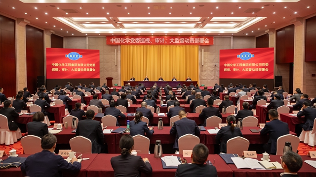 中國化學(xué)黨委召開巡視、審計(jì)、大監(jiān)督動(dòng)員部署會(huì)