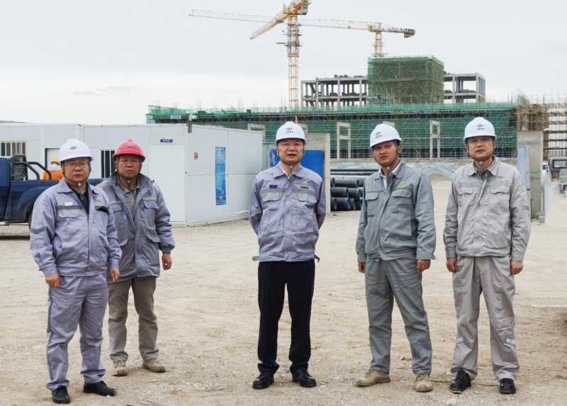 周鴻到華東公司甘肅巨化項目調研指導工作