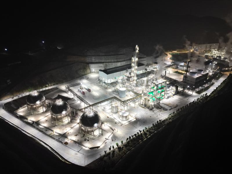 西部公司中化涪陵環(huán)保搬遷項目一期工程年產(chǎn)20萬噸精細磷酸鹽及配套新型專用肥項目年產(chǎn)20萬噸合成氨裝置